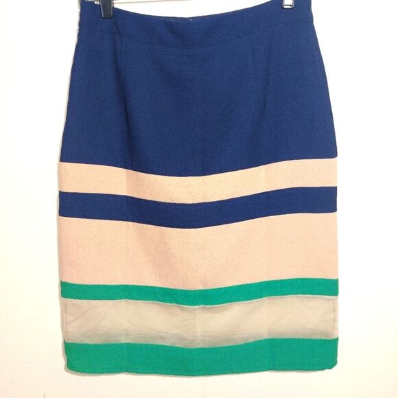 Anthropologie Harlyn Parfait Colorblock Knee-Length Pencil Skirt Size S NWT - Picture 10 of 12